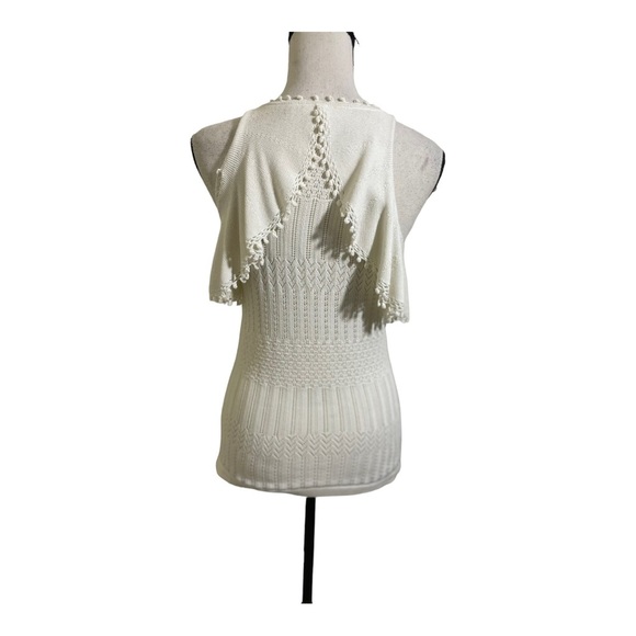 Jonathan Simkhai womens knit top. Modal cotton. Sleeveless. Cream color Small - Picture 5 of 12